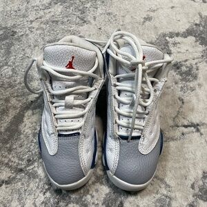 Nike Jordan Kids White and Gray Sneakers